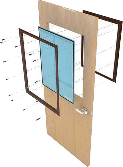 Wood Doors with Glass