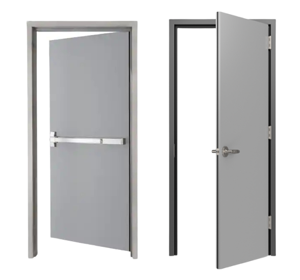 two side by side Commercial Door Frames